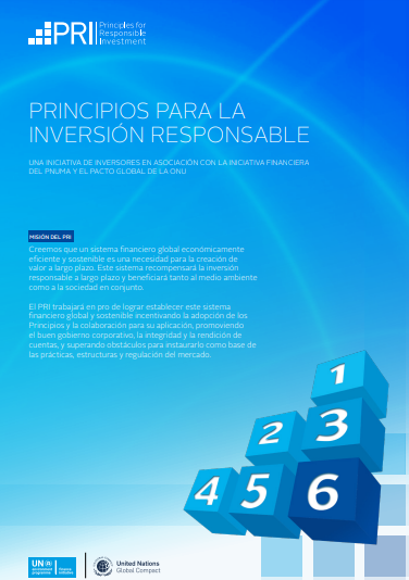 PRINCIPIOS PARA LA INVERSIÓN RESPONSABLE